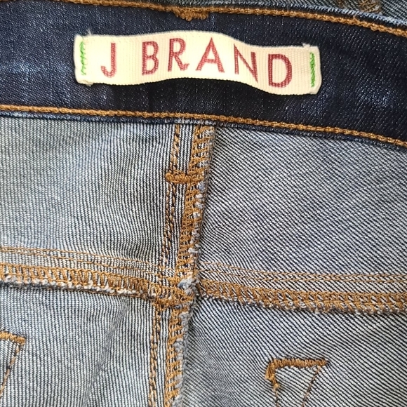J Brand Low-Rise The Pencil Leg Jeans Size 26x34 PURE Dark Blue - Picture 2 of 5